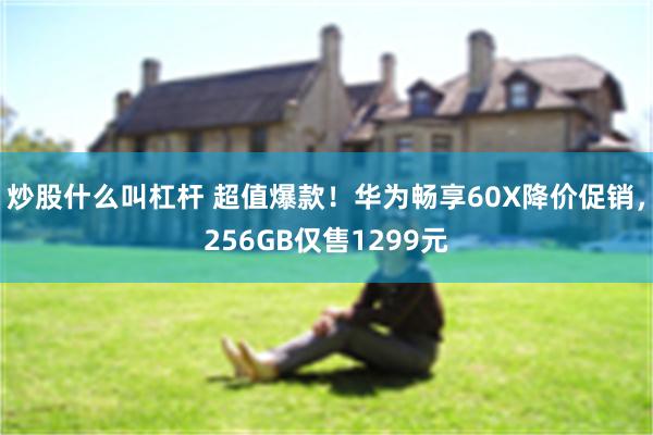 炒股什么叫杠杆 超值爆款！华为畅享60X降价促销，256GB仅售1299元