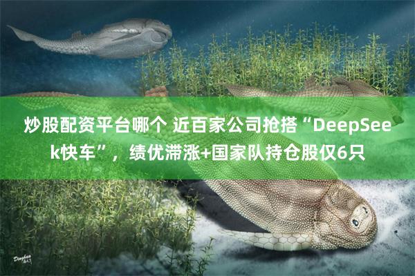 炒股配资平台哪个 近百家公司抢搭“DeepSeek快车”，绩优滞涨+国家队持仓股仅6只